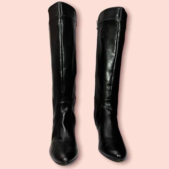 Adrienne Vittadini Black Boots 7.5 - Picture 4 of 4